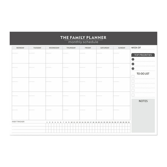 Darzheoy Weekly Planner Tear-Off To-Do List Notepad, 52 Undated Sheets, Essential Office Desk Accessories and Supplies