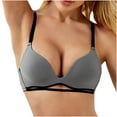 thumbnail image 1 of Darzheoy Wire-Free Bra for Women New Fashion Breathable Round-up Small Chest Sexy Underwear Bra Sports Bra 80B, 1 of 9