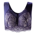 thumbnail image 1 of Darzheoy Wire-Free Bra for Women Plus Size Unadjustable Sports Extra-Elastic Breathable Lace Trim Bra Women Bra 38/85C, 1 of 9