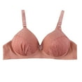thumbnail image 1 of Darzheoy Wire-Free Bra for Women Solid Color Comfortable Hollow Out Perspective Bra Underwear No Rims Sport Bras for Women 42/95C, 1 of 3