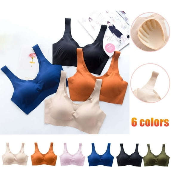 Darzheoy Women Fashion Bra Wire Free Underwear Bra Everyday Underwear Women Bras M