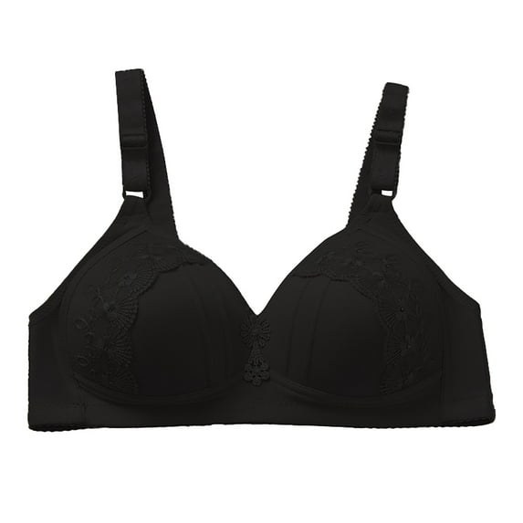 Darzheoy Women Printed Bra Wire Free Underwear One-Piece Bra Everyday Underwear Womens Bras 40/90B