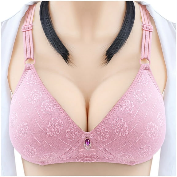 Darzheoy Women's Bra Wire Free Underwear One-Piece Bra Everyday Underwear 44