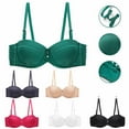 thumbnail image 1 of Darzheoy Women's Lace With Color Sexy Double Breasted High Support Bras for Women 42/95BC, 1 of 4