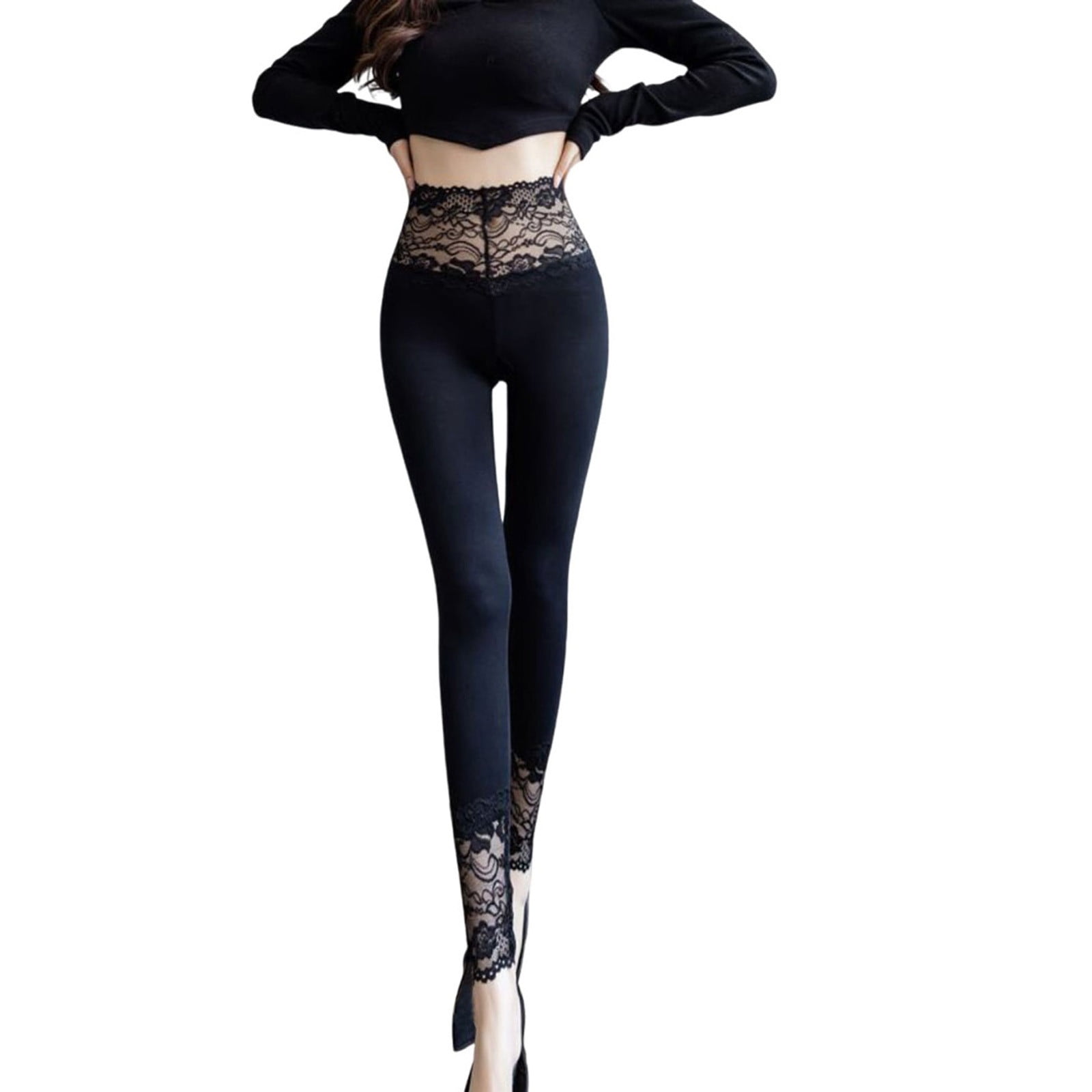 Darzheoy Women's Leggings Fall Solid Color Versatile Comfortable