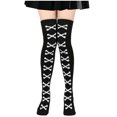 thumbnail image 1 of Darzheoy Women's Socks Fall and Winter Cotton Thermal Polka Dots Printed Knee Socks, Mid Tube Socks,Casual Thickened Solid Color Socks, 1 of 4