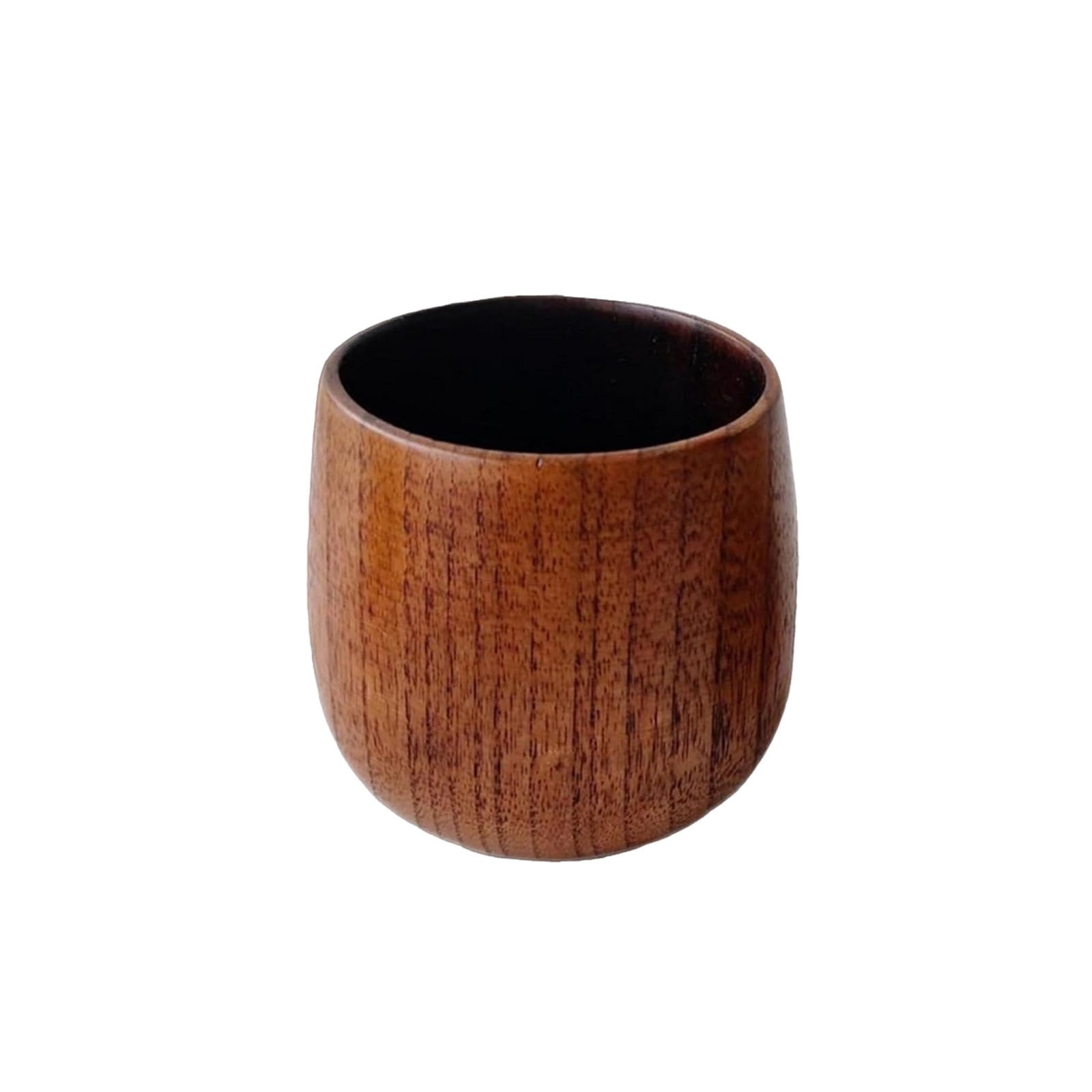 Darzheoy Wooden Whiskey Glass, Vintage Whisky Grail Cup Wooden Charred Improves Wine Tasting Experience Handmade Jujube Wood Whisky Tumbler Present Me