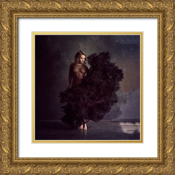 Darzi, Mike 20x20 Gold Ornate Wood Framed with Double Matting Museum Art Print Titled - Nicole