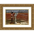 thumbnail image 1 of Das, Avishek 24x17 Gold Ornate Wood Framed with Double Matting Museum Art Print Titled - Struggle For Water, 1 of 4