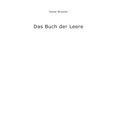 thumbnail image 1 of Das Buch der Leere, (Paperback), 1 of 1