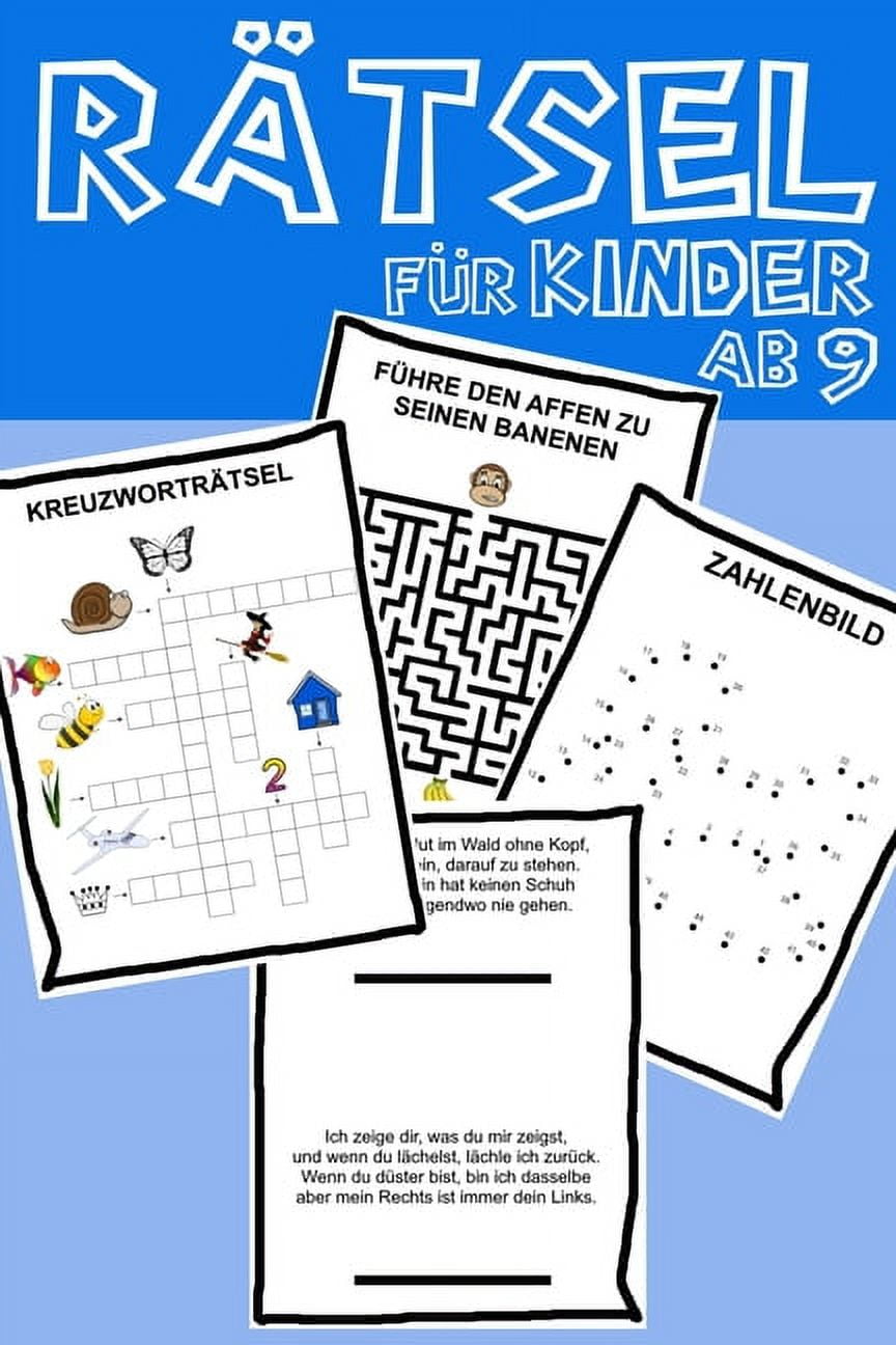 Lat Zur Sache 2 Wörter Kreuzworträtsel Das Dicke Rätselbuch Für Kinder Ab 9 Jahre: Buch mit Knobelaufgaben