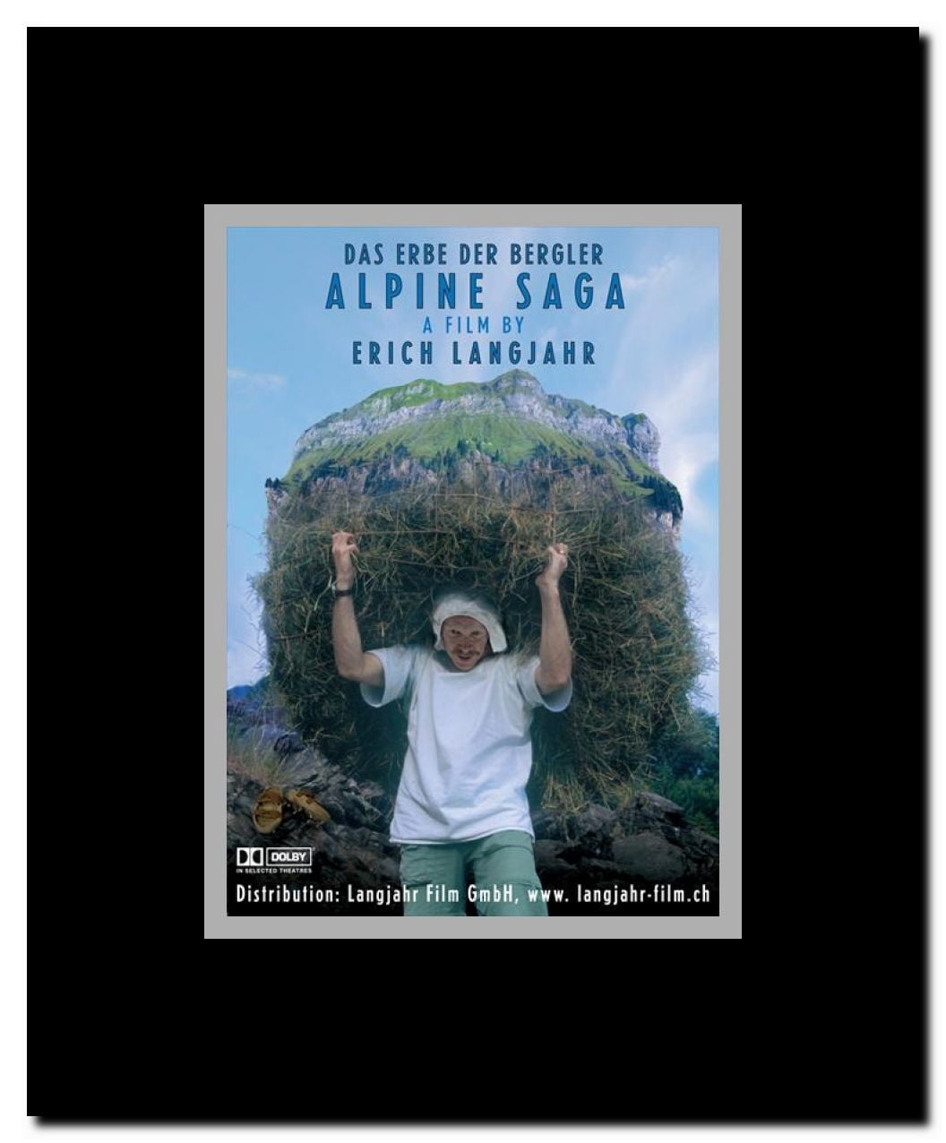 Das Erbe der Bergler Framed Movie Poster