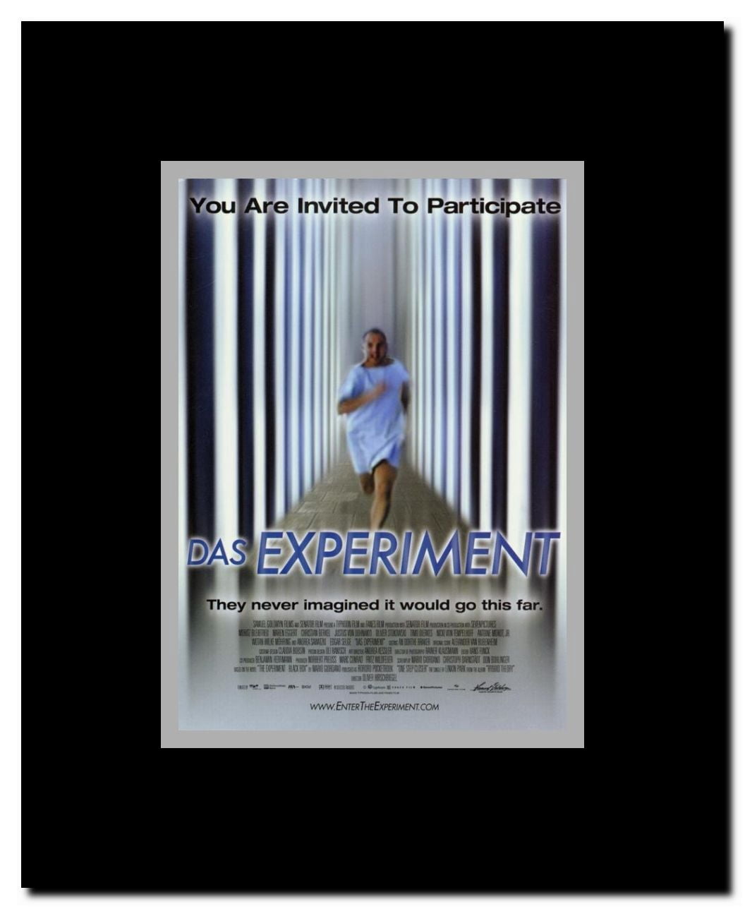 Das Experiment Framed Movie Poster