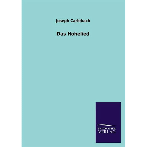 Das Hohelied (Paperback)