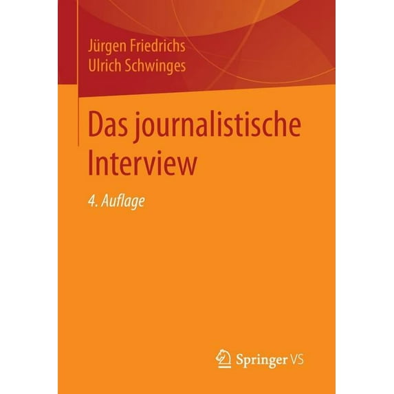 Das Journalistische Interview, (Paperback)