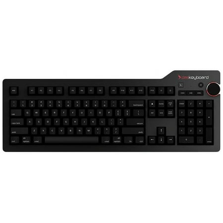 Das Keyboard - 4 Professional DASK4MACCLI Full-size Wired Mechnical  Cherry MX Blue Clicky Keyboard for Mac