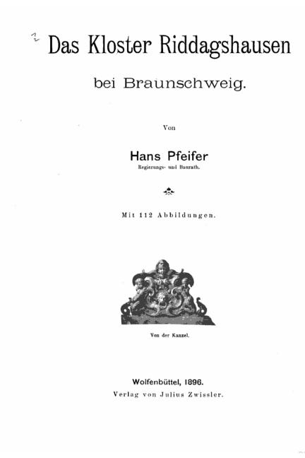 Das Kloster Riddagshausen Bei Braunschweig (Paperback)