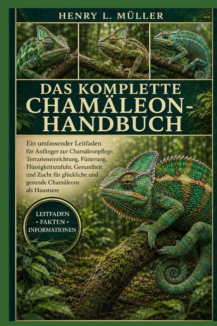 Das Komplette ChamÃ¤leon-Handbuch: Ein umfassender Leitfaden fÃ¼r AnfÃ¤nger zur ChamÃ¤leonpflege, Terrarieneinrichtung, FÃ¼tt, (Paperback)