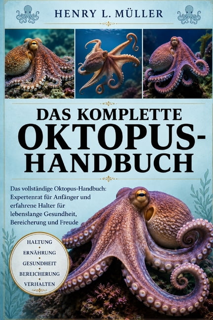 Das Komplette Oktopus- Handbuch: Das vollstÃ¤ndige Oktopus-Handbuch: Expertenrat fÃ¼r AnfÃ¤nger und erfahrene Halter fÃ¼r le, (Paperback)