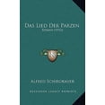 thumbnail image 1 of Das Lied Der Parzen: Roman (1912) Paperback, 1 of 1