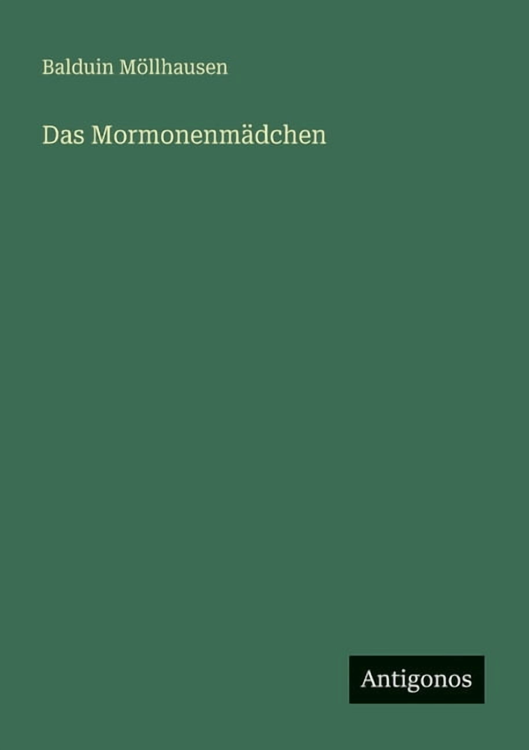 Das MormonenmÃ¤dchen, (Paperback)