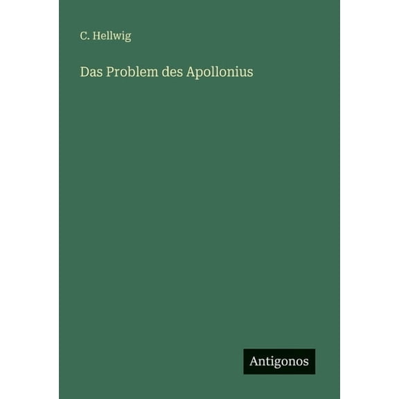 Das Problem des Apollonius, (Paperback)