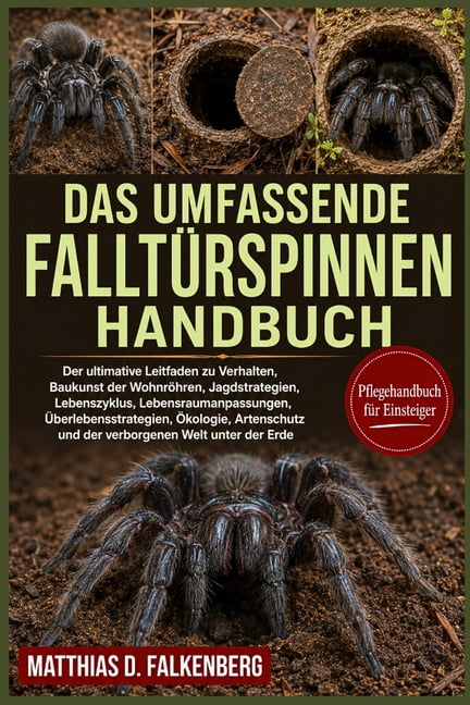 Das Umfassende Falltürspinnen-Handbuch: Der ultimative Leitfaden zu Verhalten, Baukunst der Wohnröhren, Jagdstrategien, , (Paperback)
