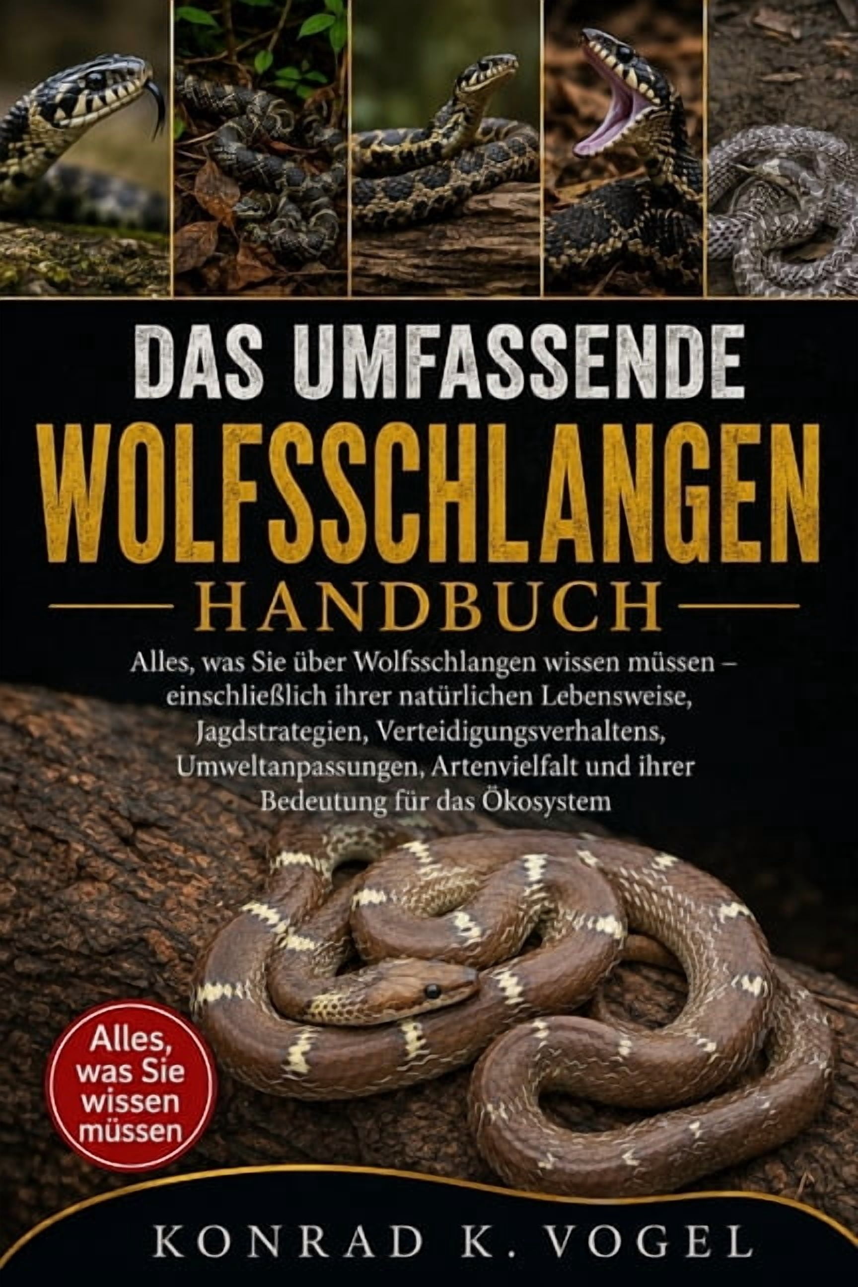 Das Umfassende Wolfsschlangen-Handbuch: Alles, was Sie Ã¼ber Wolfsschlangen wissen mÃ¼ssen - einschlieÃlich ihrer natÃ¼rlic, (Paperback)
