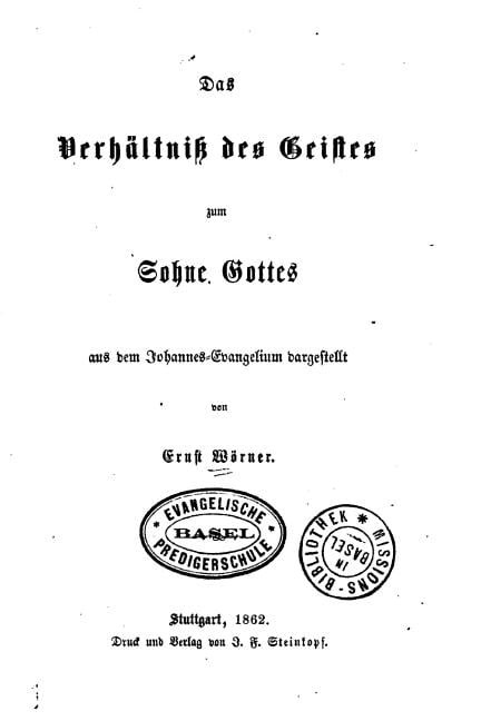 Das Verhältnis des Geistes (Paperback)