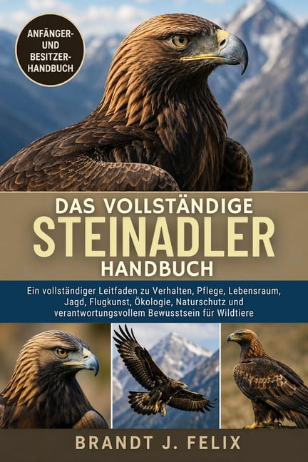 Das VollstÃ¤ndige Steinadler-Handbuch: Ein vollstÃ¤ndiger Leitfaden zu Verhalten, Pflege, Lebensraum, Jagd, Flugkunst, Ãko, (Paperback)