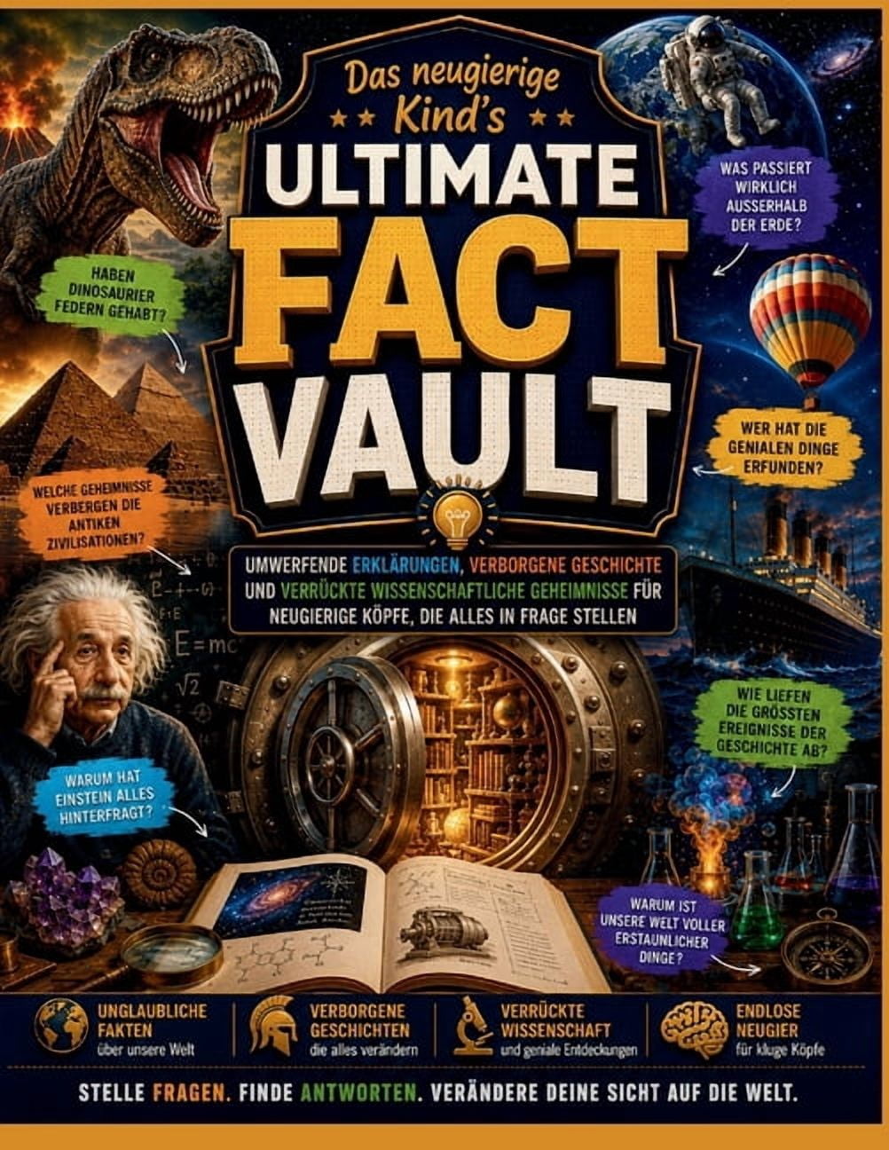 Das neugierige Kind's Ultimate Fact Vault: Umwerfende Erklärungen, verborgene Geschichte und verrückte wissenschaftliche, (Paperback)