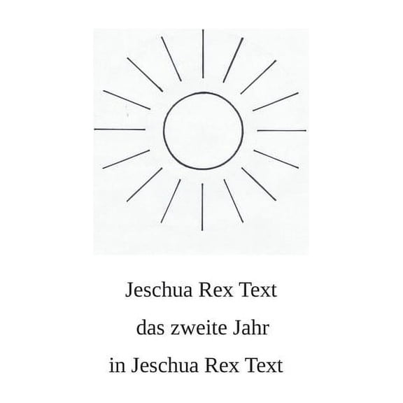 Das zweite Jahr in Jeschua Rex Text, (Paperback)