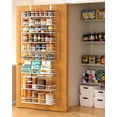 thumbnail image 1 of Moforoco 9-Tier Over The Door Pantry Organizer, Pantry Organization and Storage, White Hanging Basket Wall Spice Rack Seasoning Shelves, 1 of 6