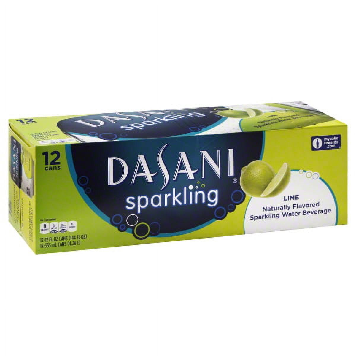 Dasani Lime Sparkling Water, 12 Fl. Oz., 12 Count