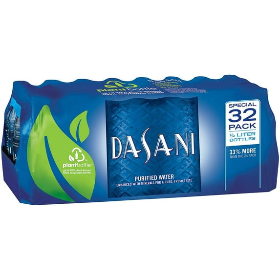 Dasani Purified Bottled Water (16.9 oz., 32 pk.)