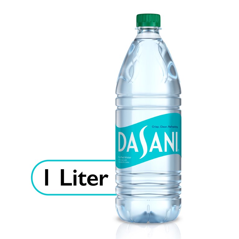 Dasani Purified Water Bottle, 1 Liter - Walmart.com