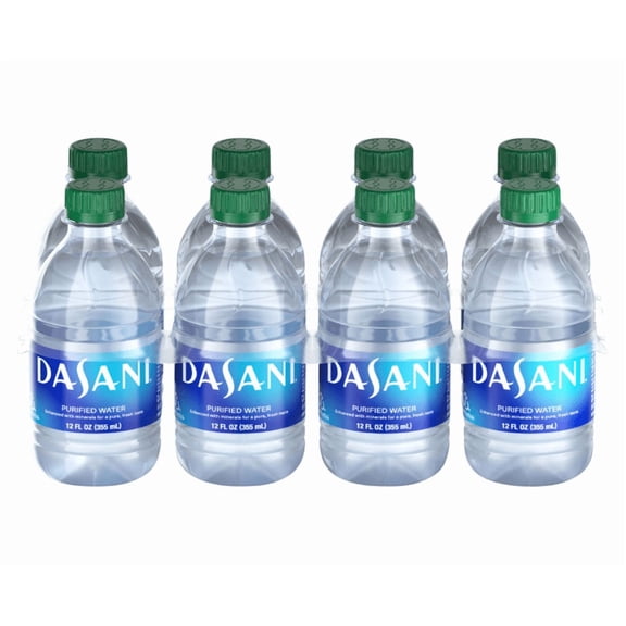 Dasani Purified Water Bottles, 12 fl oz, 8 Pack
