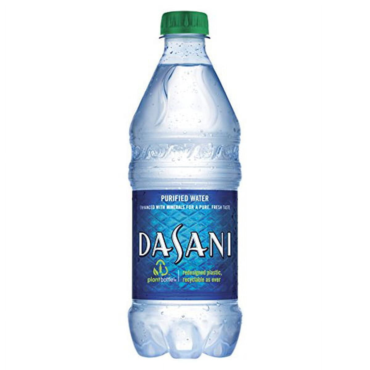 Dasani Purified w-a-t-e-r 20 oz Plastic Bottles - Pack of 24