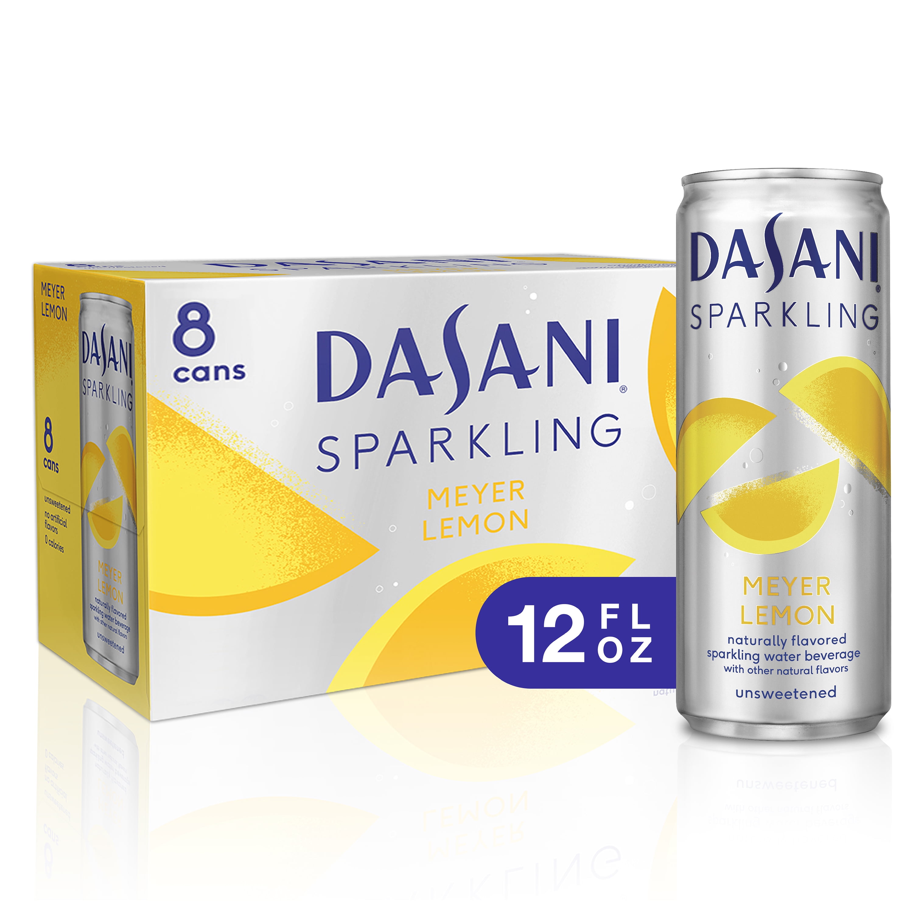 Dasani Sparkling Water Meyer Lemon 12 Fl Oz 8 Count