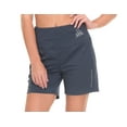 thumbnail image 1 of Dasawamedh Women's 5 Inch High Waisted Shorts Pockets Yoga Running Workout Gym Athletic Deep Blue XS, 1 of 7
