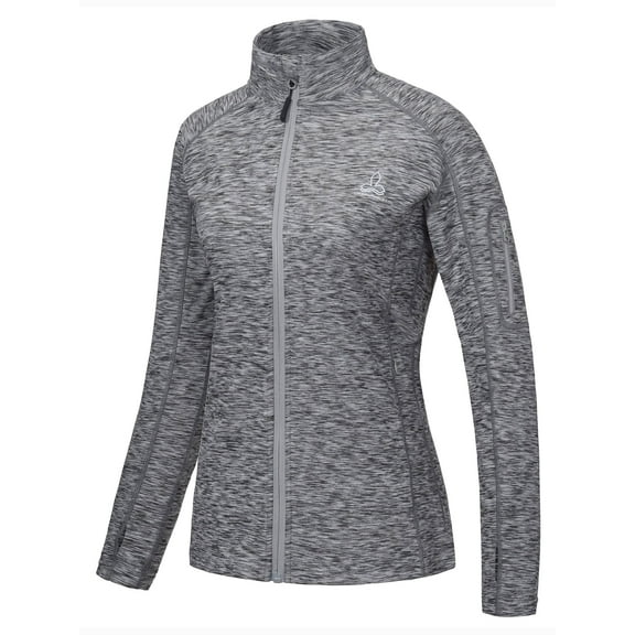 Dasawamedh Women's Running Sport Track Jacket Full Zip Workout Athletic Fitness Jackets for Training With Thumb Holes Size XS