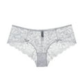 thumbnail image 1 of Dasayo Lingerie for Women under $5.00 Briefs White Cheeky Cutout See Thru Lace Lingerie Womens Thongs L, 1 of 2