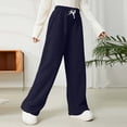 thumbnail image 1 of Dasayo Furry Women Pants Fleece Blue High Waist Pajama Plus Size Drawstring Pants Women Joggers XL, 1 of 5