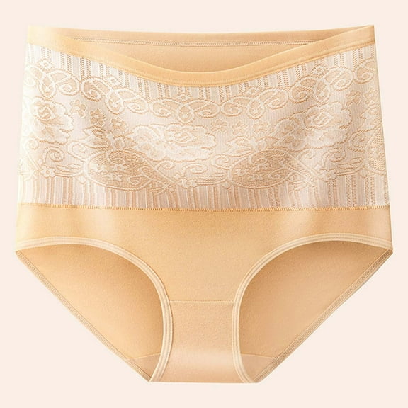 Dasayo High Waist Womens Panties under $5 Cotton Butt Lift Plus Size Tummy Control Shapewear Womens Briefs L