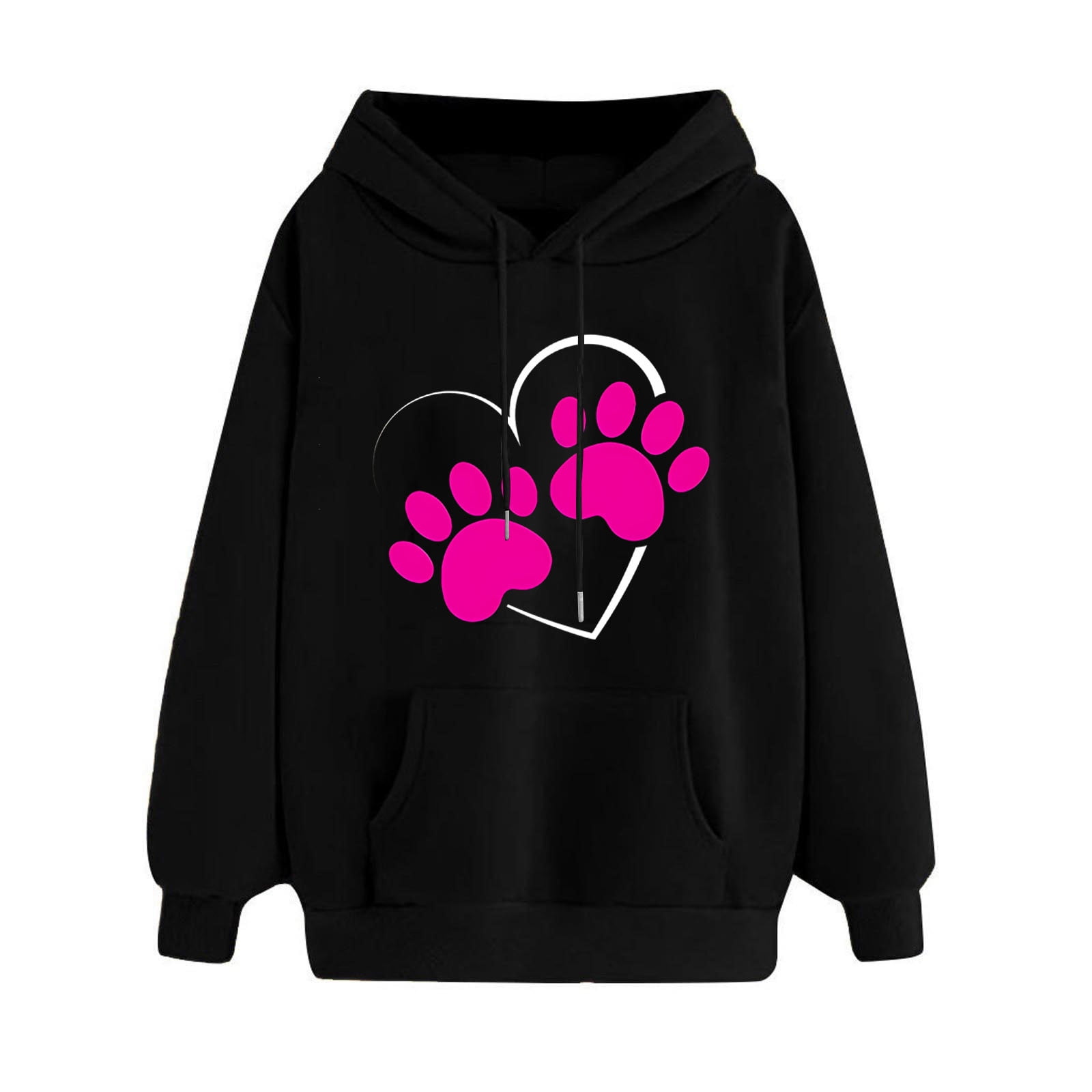 トップス COG THE BIGSMOKE LINDA PUFFY HOODIE Black Oversized Zip Up Hoodie with Abstract Print - Grunge