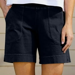 Rafaella Women s Stretch Comfort Waistband Bermuda Short Rinse 16 Walmart