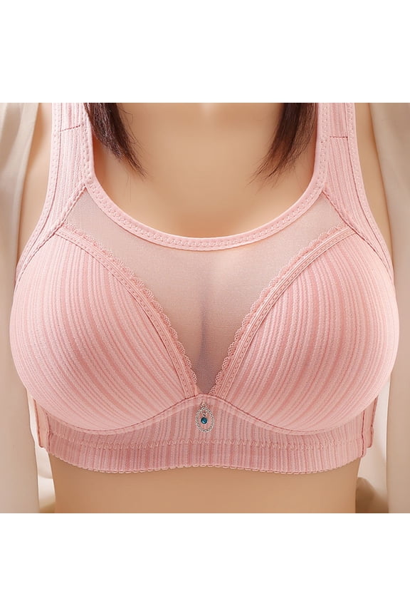 Seamless Bras for Women Wireless Longline Full Coverage Bra with Back and Side Support Regular and Plus Size