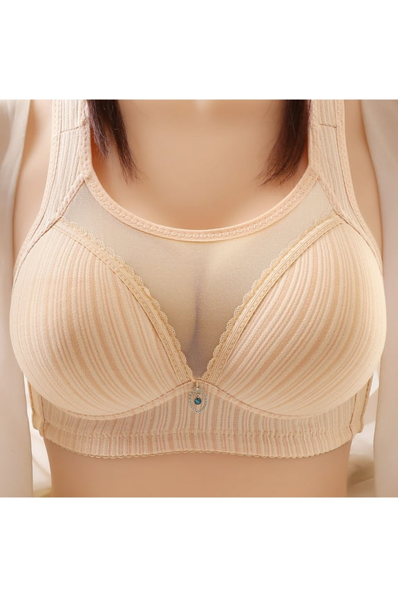 Seamless Bras for Women Wireless Longline Full Coverage Bra with Back and Side Support Regular and Plus Size