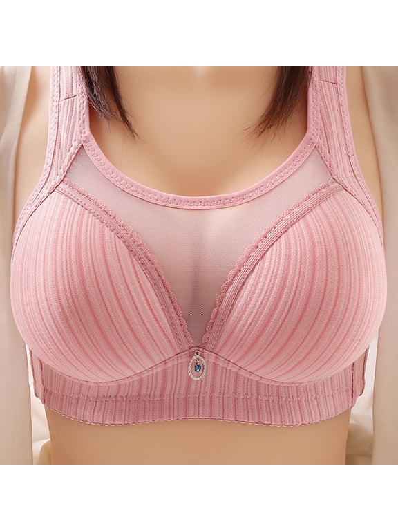 Seamless Bras for Women Wireless Longline Full Coverage Bra with Back and Side Support Regular and Plus Size