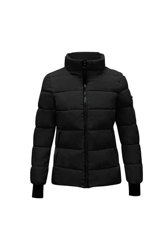Ski Coat for Women Windbreaker Quilted Black Hiking Zipper Fitted Coats Jacket Women XL